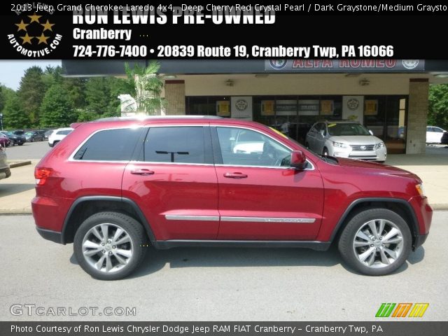 2013 Jeep Grand Cherokee Laredo 4x4 in Deep Cherry Red Crystal Pearl