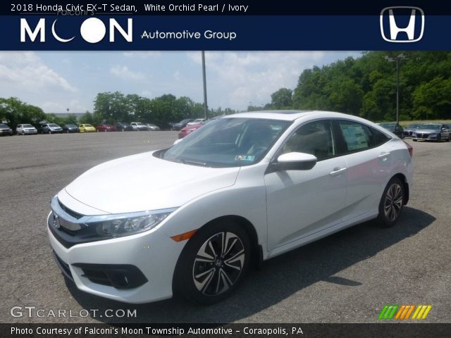 2018 Honda Civic EX-T Sedan in White Orchid Pearl