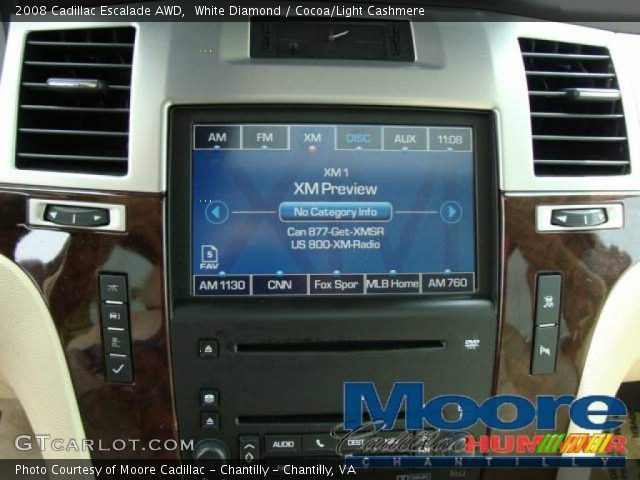 2008 Cadillac Escalade AWD in White Diamond