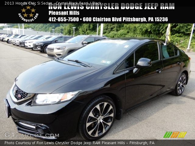2013 Honda Civic Si Sedan in Crystal Black Pearl