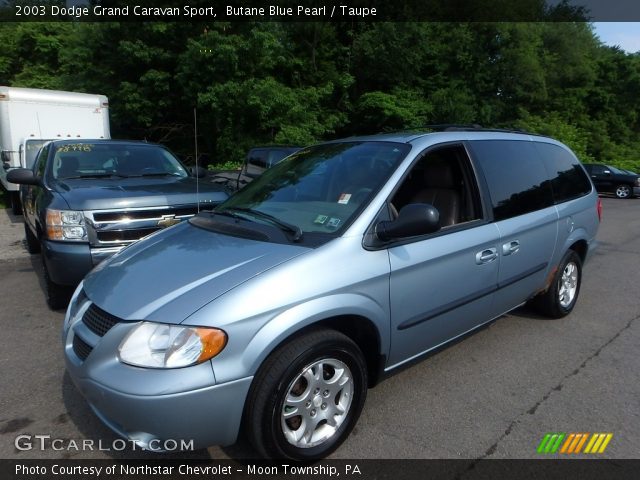 2003 Dodge Grand Caravan Sport in Butane Blue Pearl