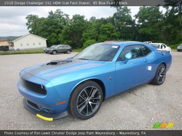 2018 Dodge Challenger 392 HEMI Scat Pack Shaker in B5 Blue Pearl