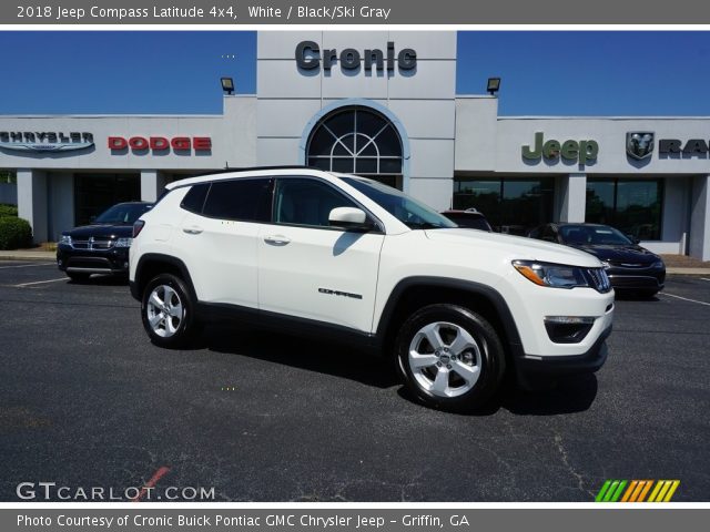 2018 Jeep Compass Latitude 4x4 in White