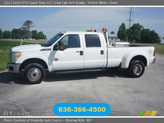 2011 Ford F350 Super Duty XLT Crew Cab 4x4 Dually in Oxford White