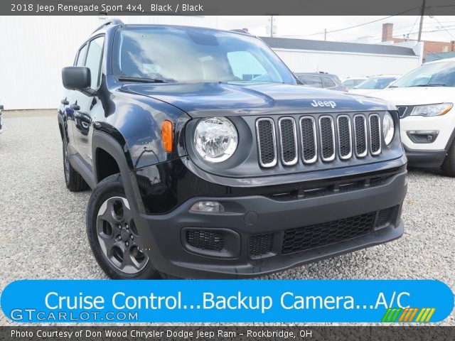 2018 Jeep Renegade Sport 4x4 in Black