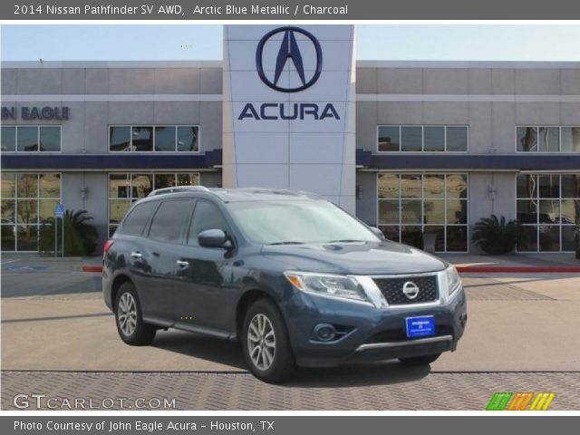 2014 Nissan Pathfinder SV AWD in Arctic Blue Metallic