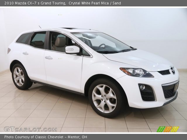 2010 Mazda CX-7 s Grand Touring in Crystal White Pearl Mica
