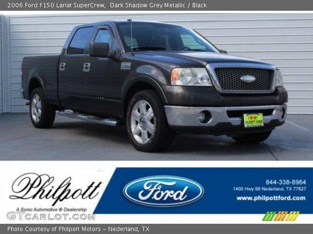 2006 Ford F150 Lariat SuperCrew in Dark Shadow Grey Metallic