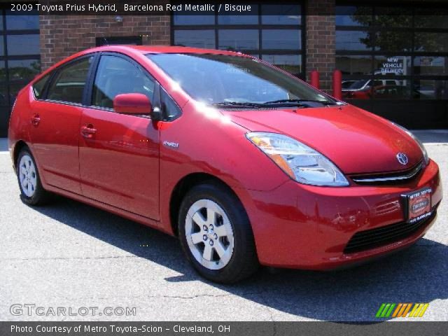 2009 Toyota Prius Hybrid in Barcelona Red Metallic
