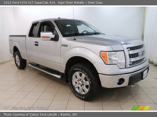 2013 Ford F150 XLT SuperCab 4x4 in Ingot Silver Metallic