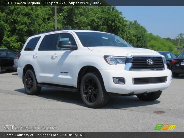 2018 Toyota Sequoia TRD Sport 4x4 in Super White