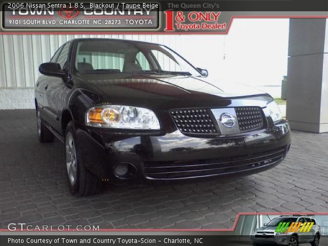 2006 Nissan Sentra 1.8 S in Blackout