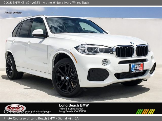 2018 BMW X5 sDrive35i in Alpine White