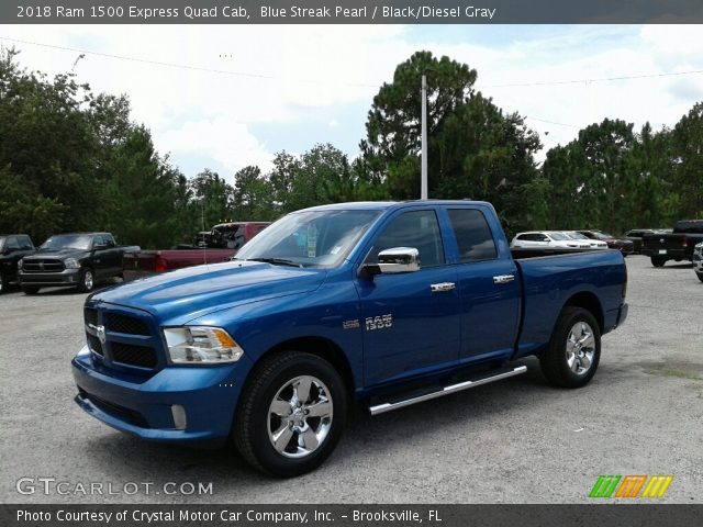 2018 Ram 1500 Express Quad Cab in Blue Streak Pearl