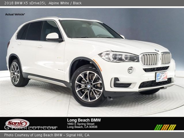 2018 BMW X5 sDrive35i in Alpine White