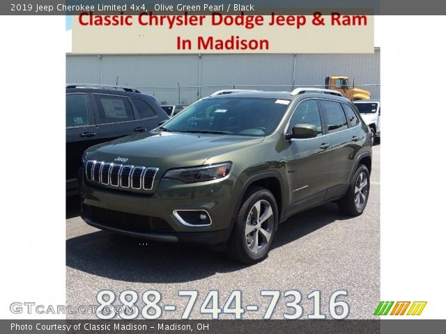 2019 Jeep Cherokee Limited 4x4 in Olive Green Pearl
