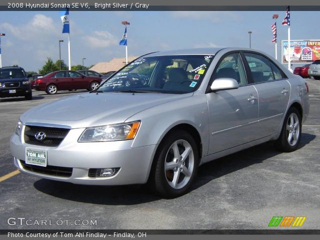 2008 Hyundai Sonata SE V6 in Bright Silver