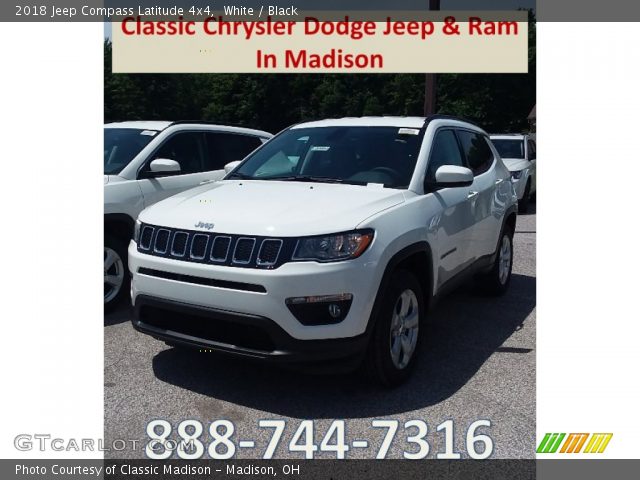 2018 Jeep Compass Latitude 4x4 in White