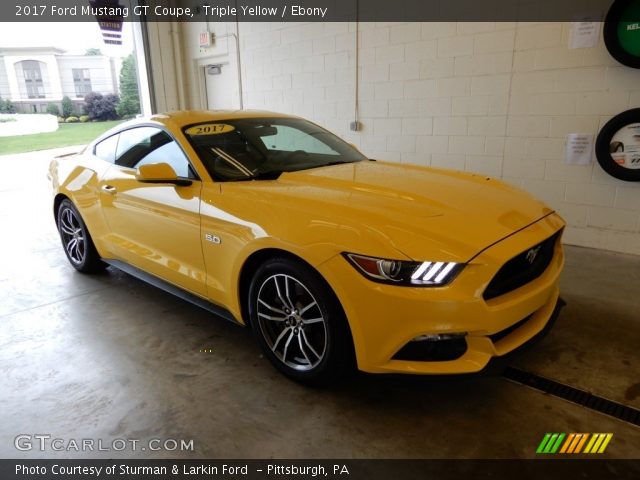 2017 Ford Mustang GT Coupe in Triple Yellow