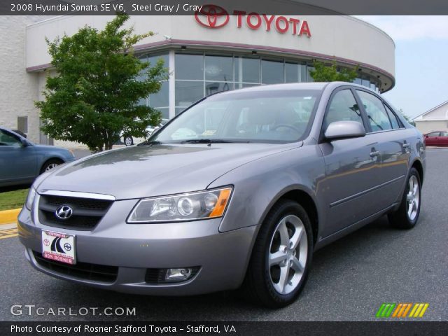 2008 Hyundai Sonata SE V6 in Steel Gray