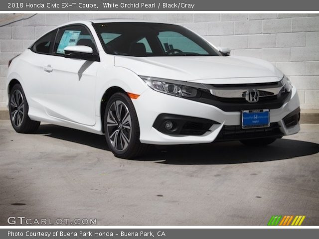 2018 Honda Civic EX-T Coupe in White Orchid Pearl