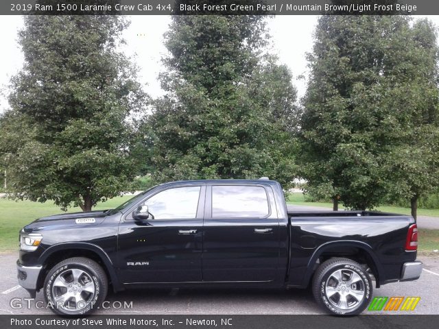 2019 Ram 1500 Laramie Crew Cab 4x4 in Black Forest Green Pearl