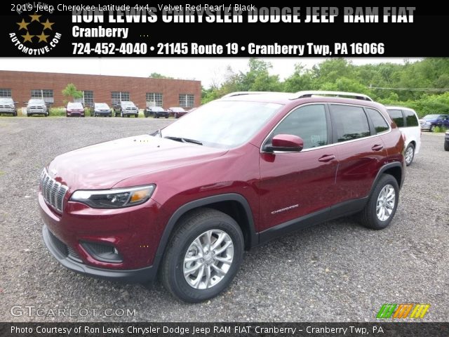 2019 Jeep Cherokee Latitude 4x4 in Velvet Red Pearl