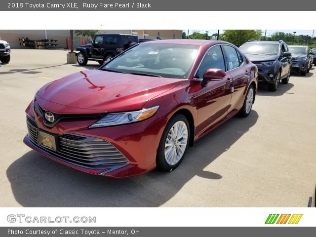 2018 Toyota Camry XLE in Ruby Flare Pearl