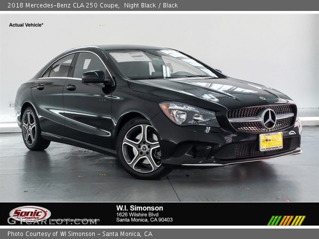 2018 Mercedes-Benz CLA 250 Coupe in Night Black