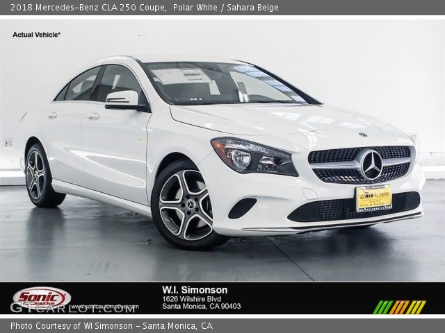 2018 Mercedes-Benz CLA 250 Coupe in Polar White