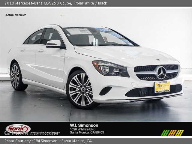 2018 Mercedes-Benz CLA 250 Coupe in Polar White