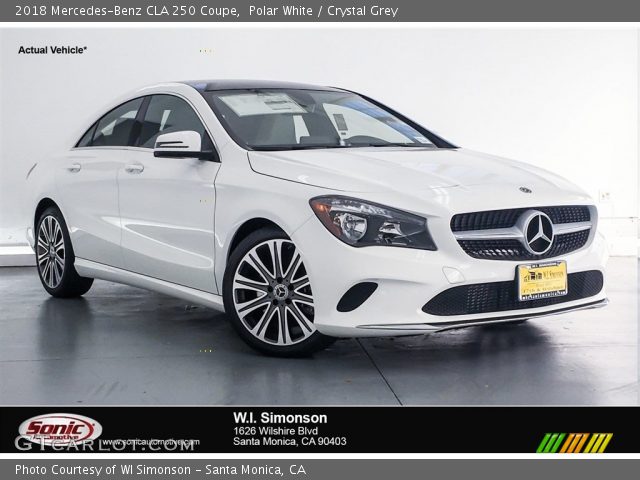 2018 Mercedes-Benz CLA 250 Coupe in Polar White