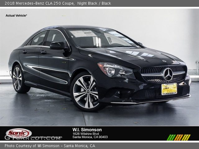 2018 Mercedes-Benz CLA 250 Coupe in Night Black
