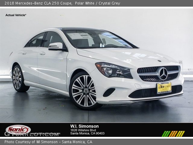 2018 Mercedes-Benz CLA 250 Coupe in Polar White