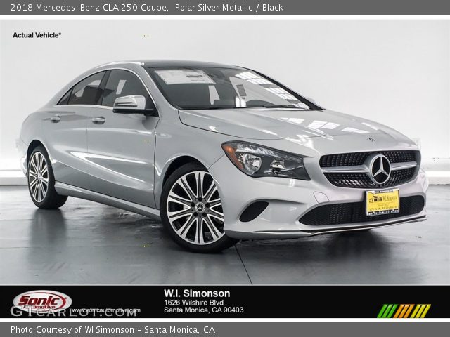 2018 Mercedes-Benz CLA 250 Coupe in Polar Silver Metallic