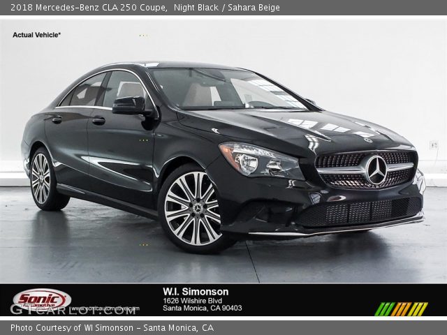 2018 Mercedes-Benz CLA 250 Coupe in Night Black