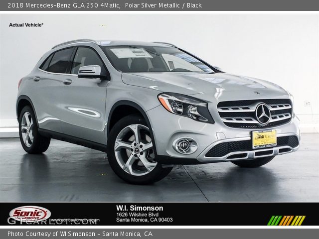 2018 Mercedes-Benz GLA 250 4Matic in Polar Silver Metallic
