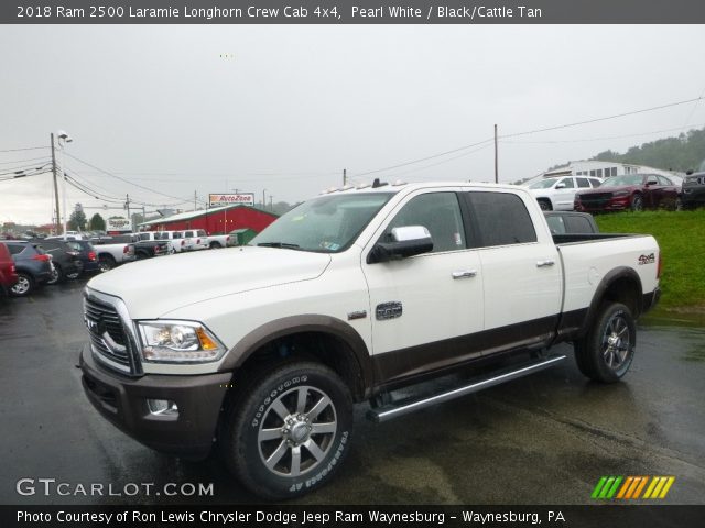 2018 Ram 2500 Laramie Longhorn Crew Cab 4x4 in Pearl White