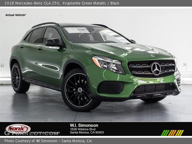 2018 Mercedes-Benz GLA 250 in Kryptonite Green Metallic