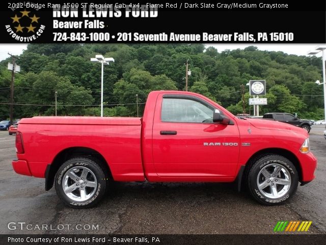 2012 Dodge Ram 1500 ST Regular Cab 4x4 in Flame Red