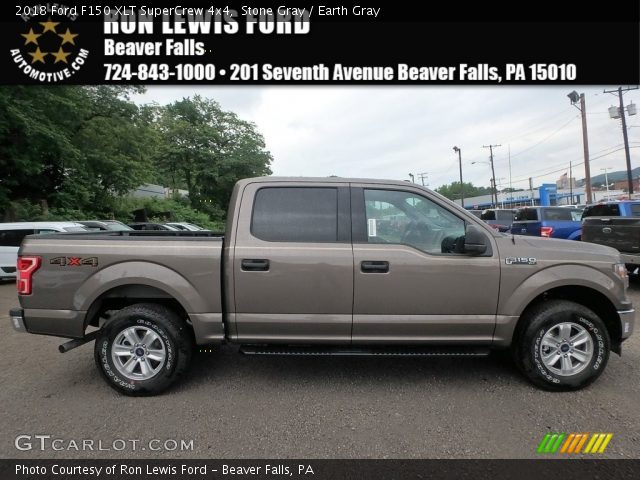 2018 Ford F150 XLT SuperCrew 4x4 in Stone Gray