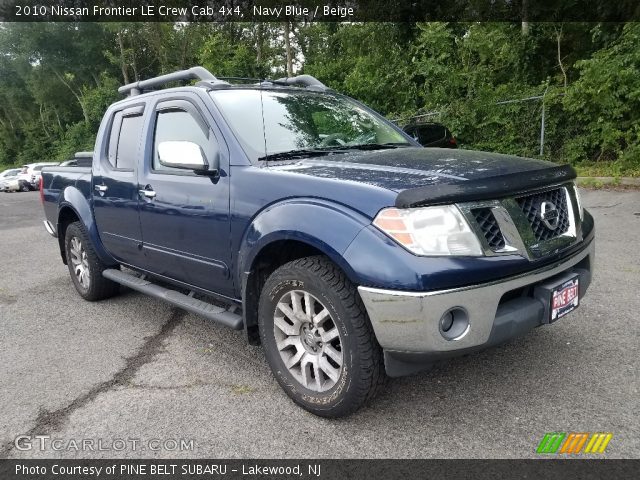 2010 Nissan Frontier LE Crew Cab 4x4 in Navy Blue