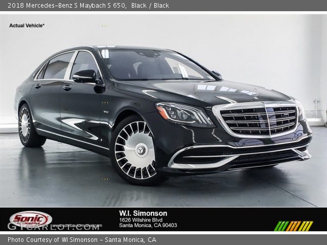 2018 Mercedes-Benz S Maybach S 650 in Black