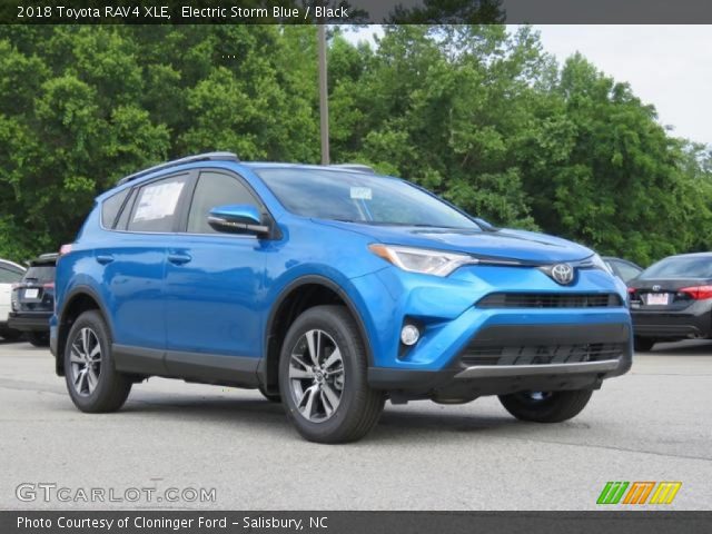 2018 Toyota RAV4 XLE in Electric Storm Blue