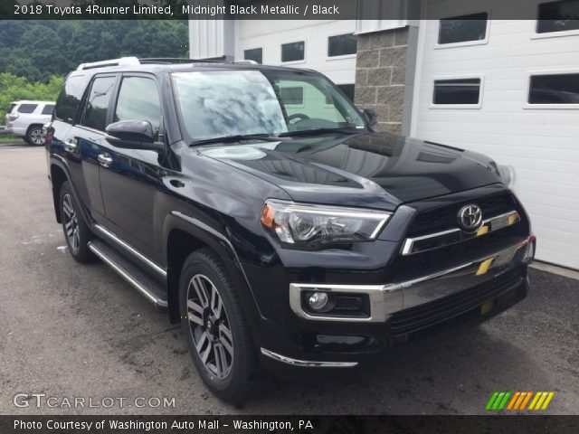 2018 Toyota 4Runner Limited in Midnight Black Metallic