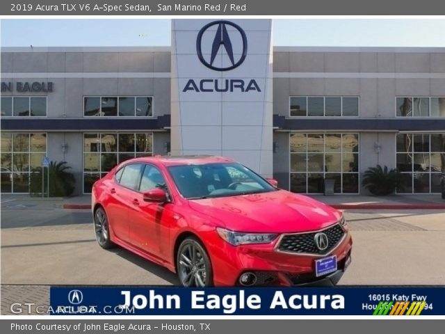 2019 Acura TLX V6 A-Spec Sedan in San Marino Red