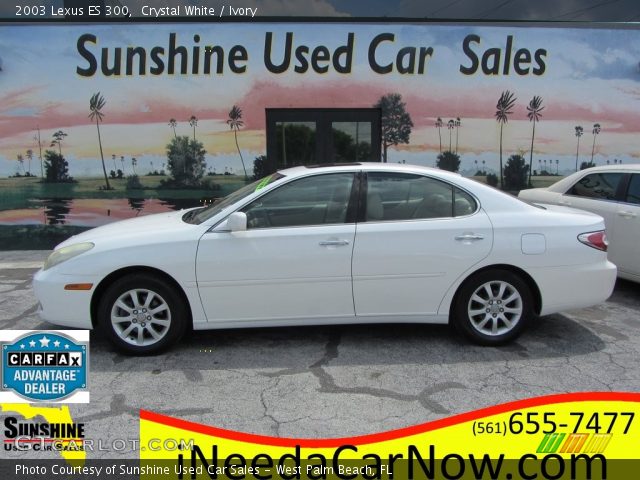 2003 Lexus ES 300 in Crystal White