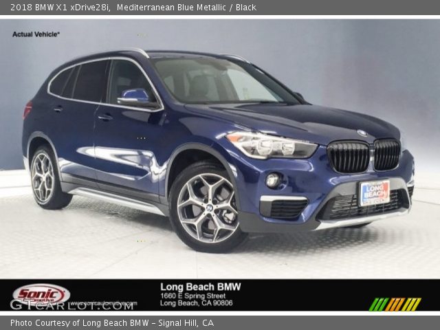 2018 BMW X1 xDrive28i in Mediterranean Blue Metallic