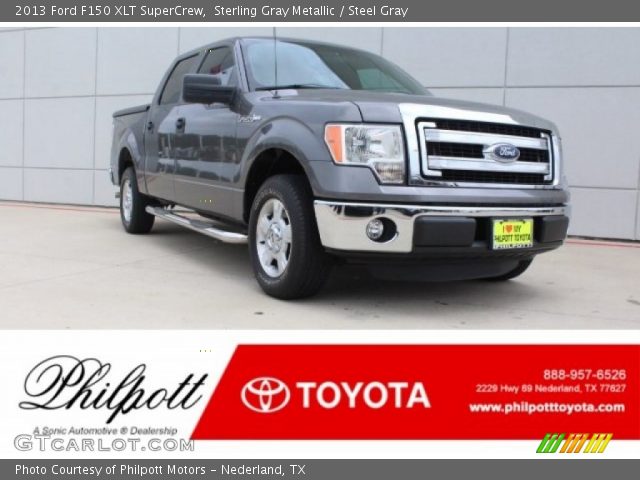 2013 Ford F150 XLT SuperCrew in Sterling Gray Metallic