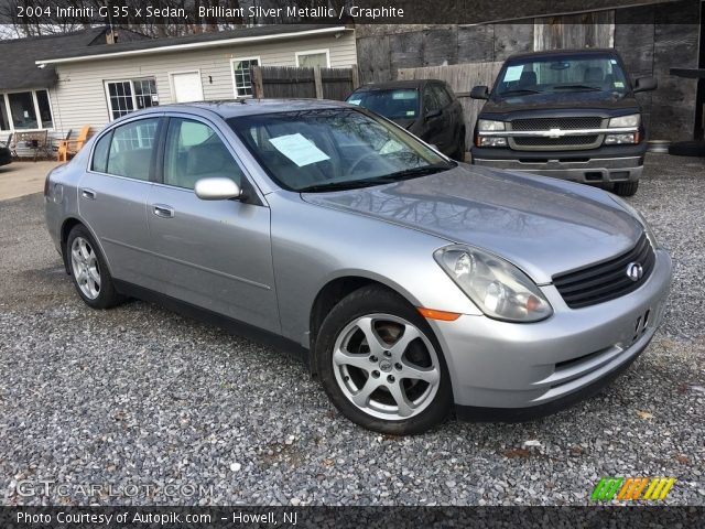 2004 Infiniti G 35 x Sedan in Brilliant Silver Metallic